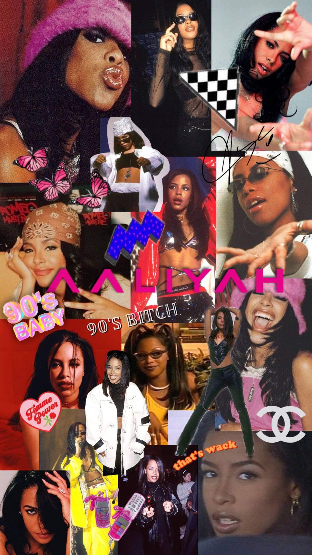 Aaliyah Collage