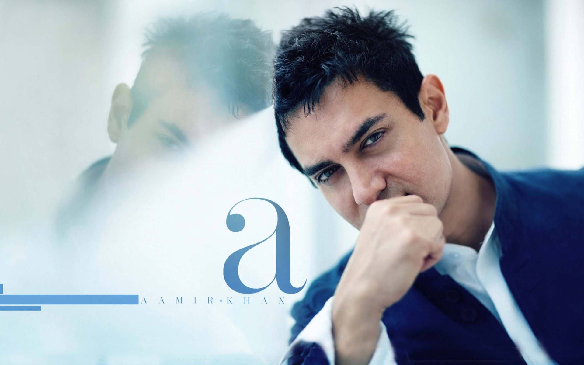 Aamir Khan Tantalizing Eyes Background