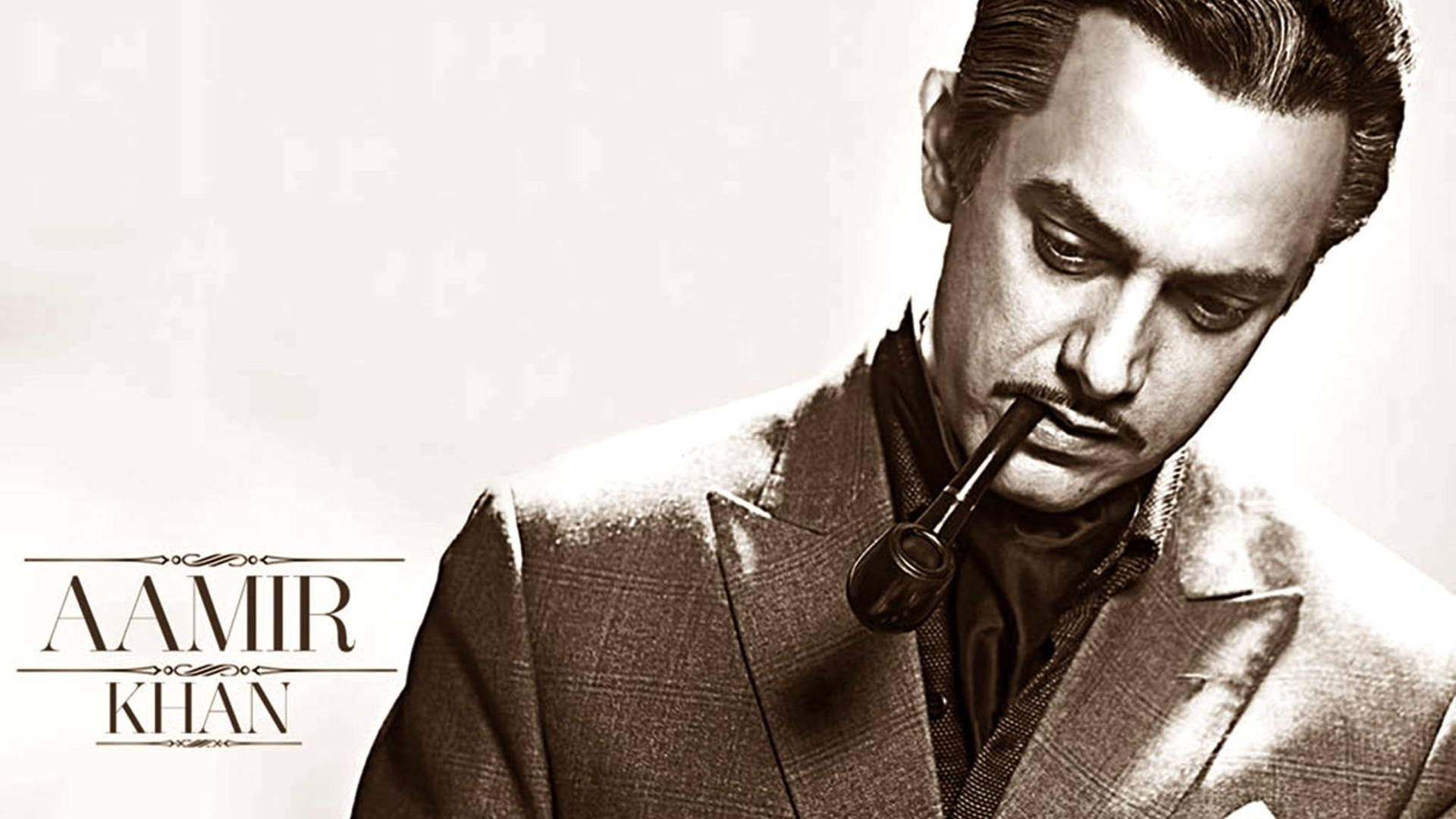 Aamir Khan Vintage Photograph Background