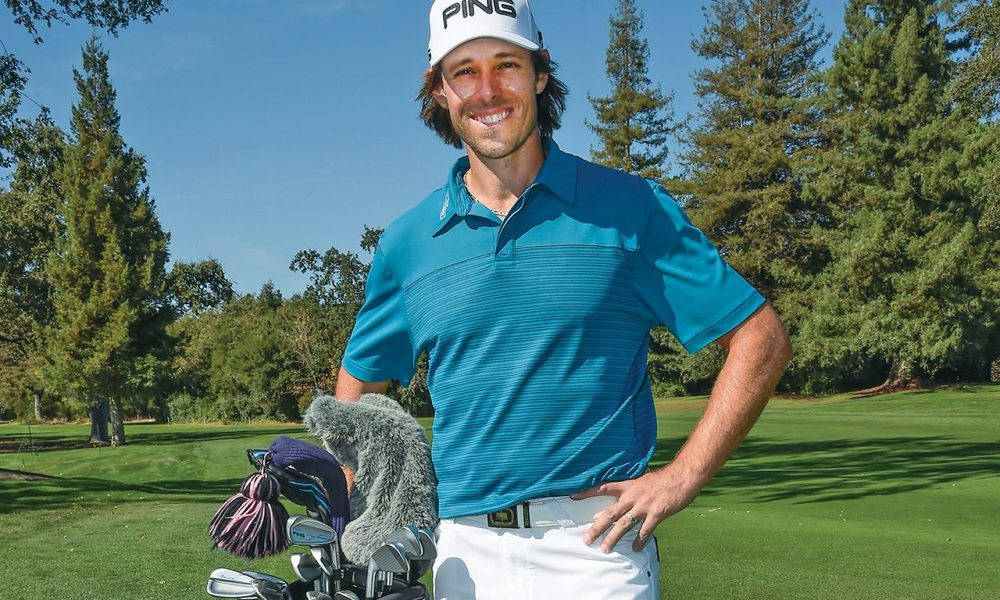 Aaron Baddeley Most Promising Talent In Golf Background