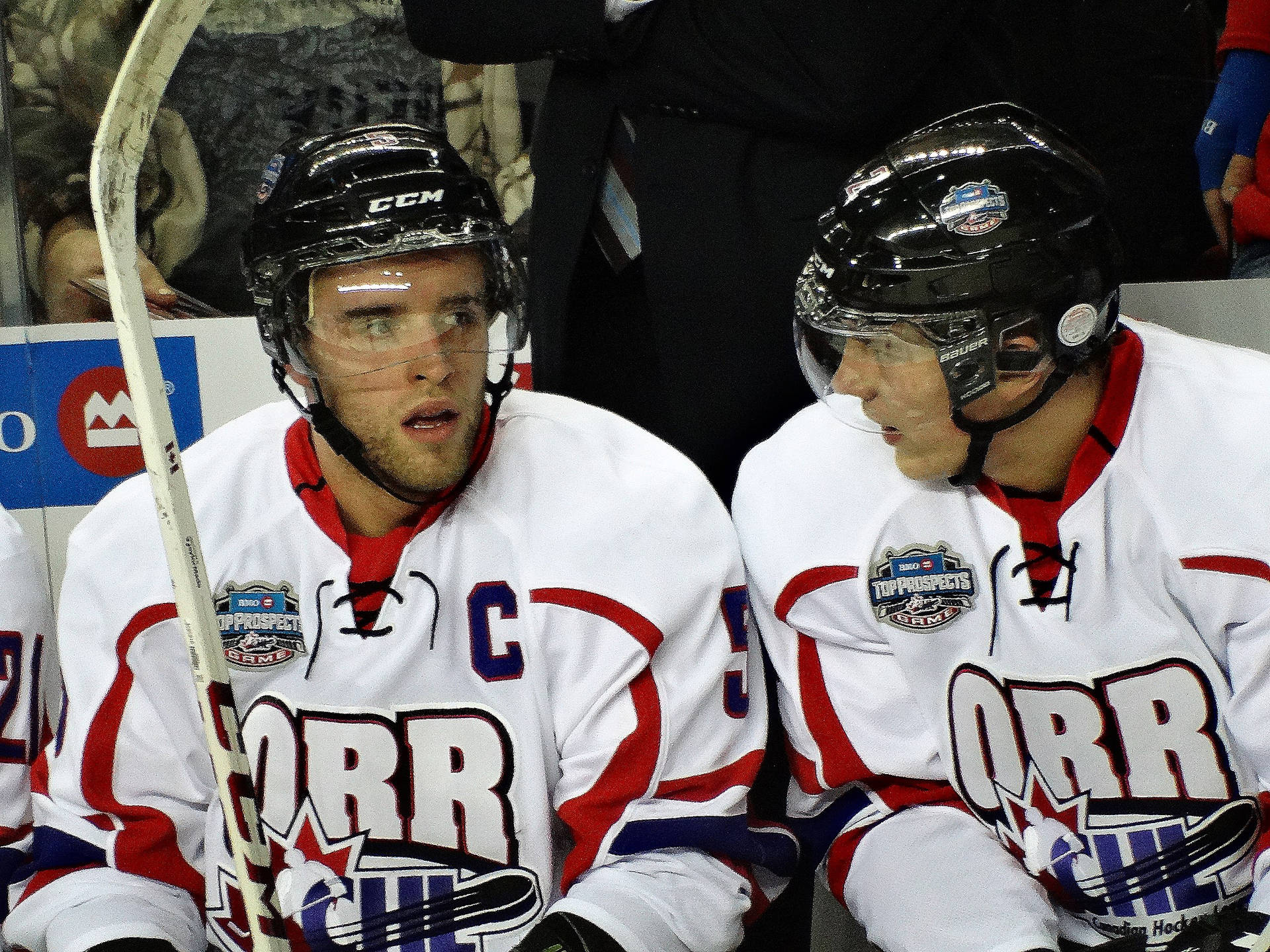 Aaron Ekblad And Alex Peters Chl Nhl Top Prospects Game Background