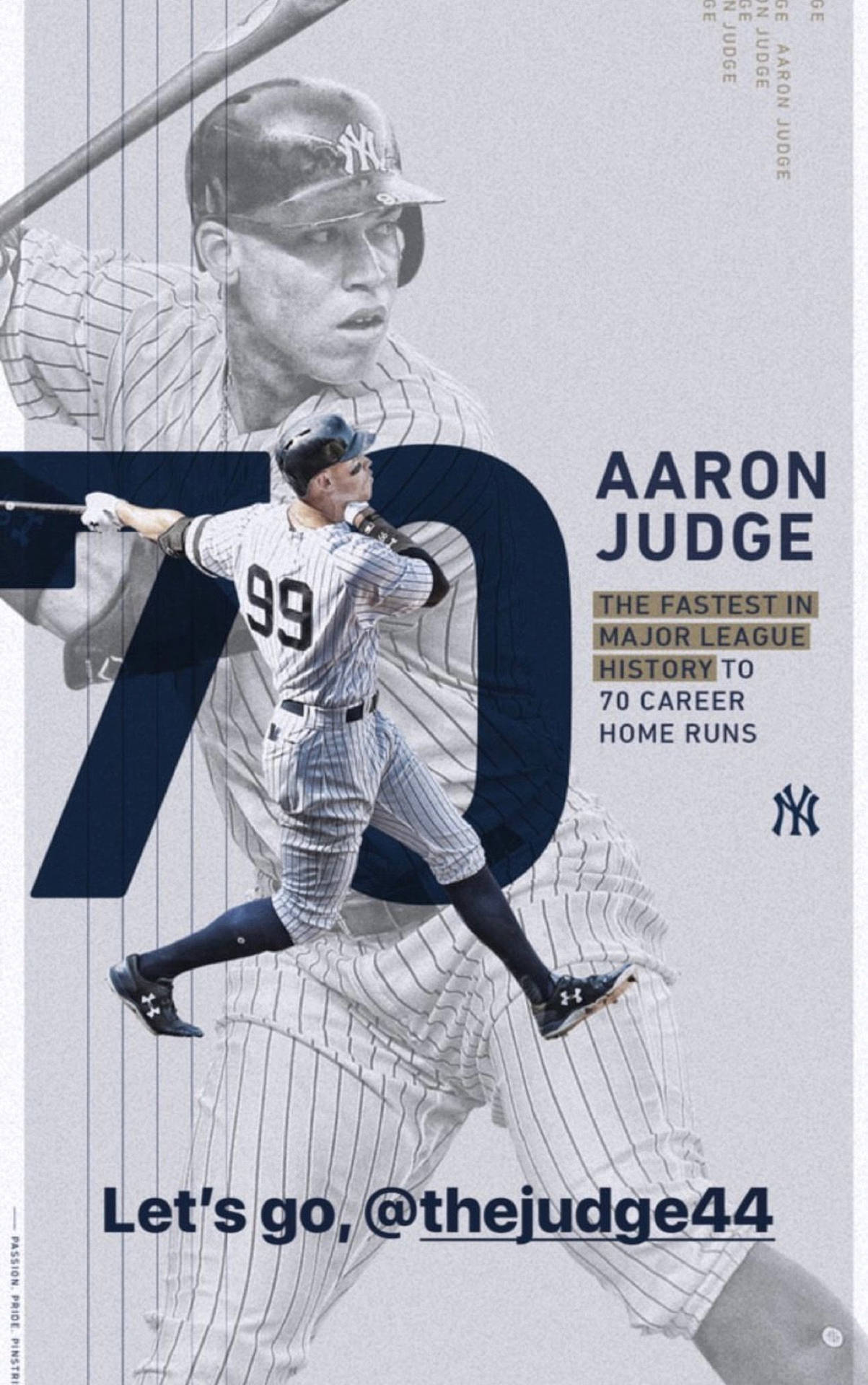 Aaron Judge 70 Background