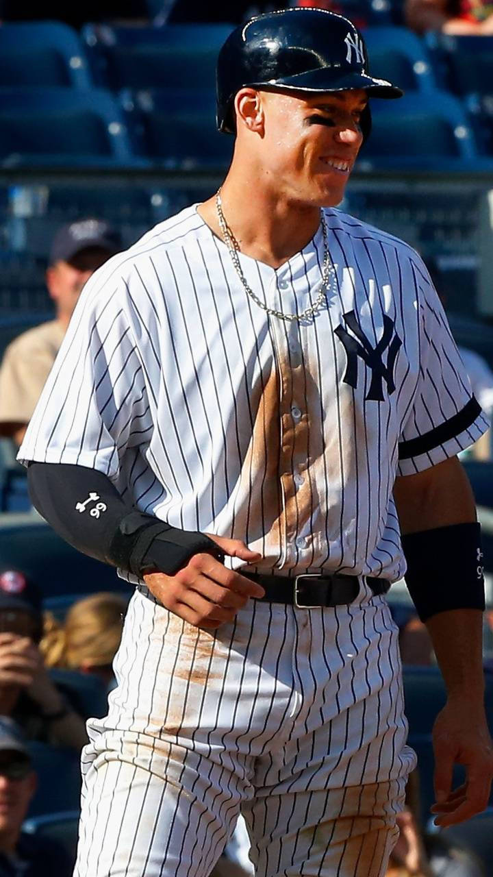 Aaron Judge Stain Jersey Background