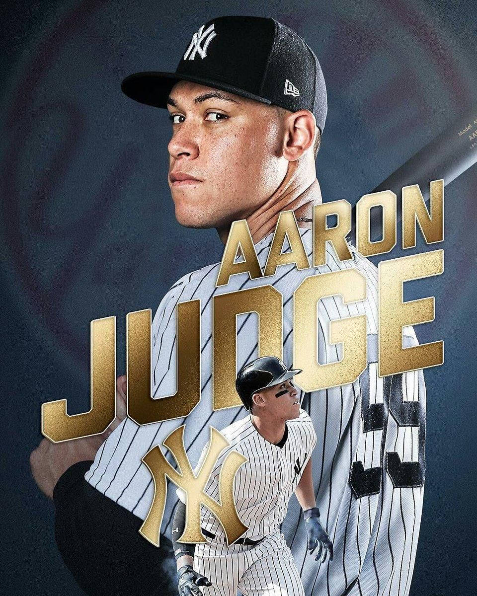 Aaron Judge Yankees Poster Background