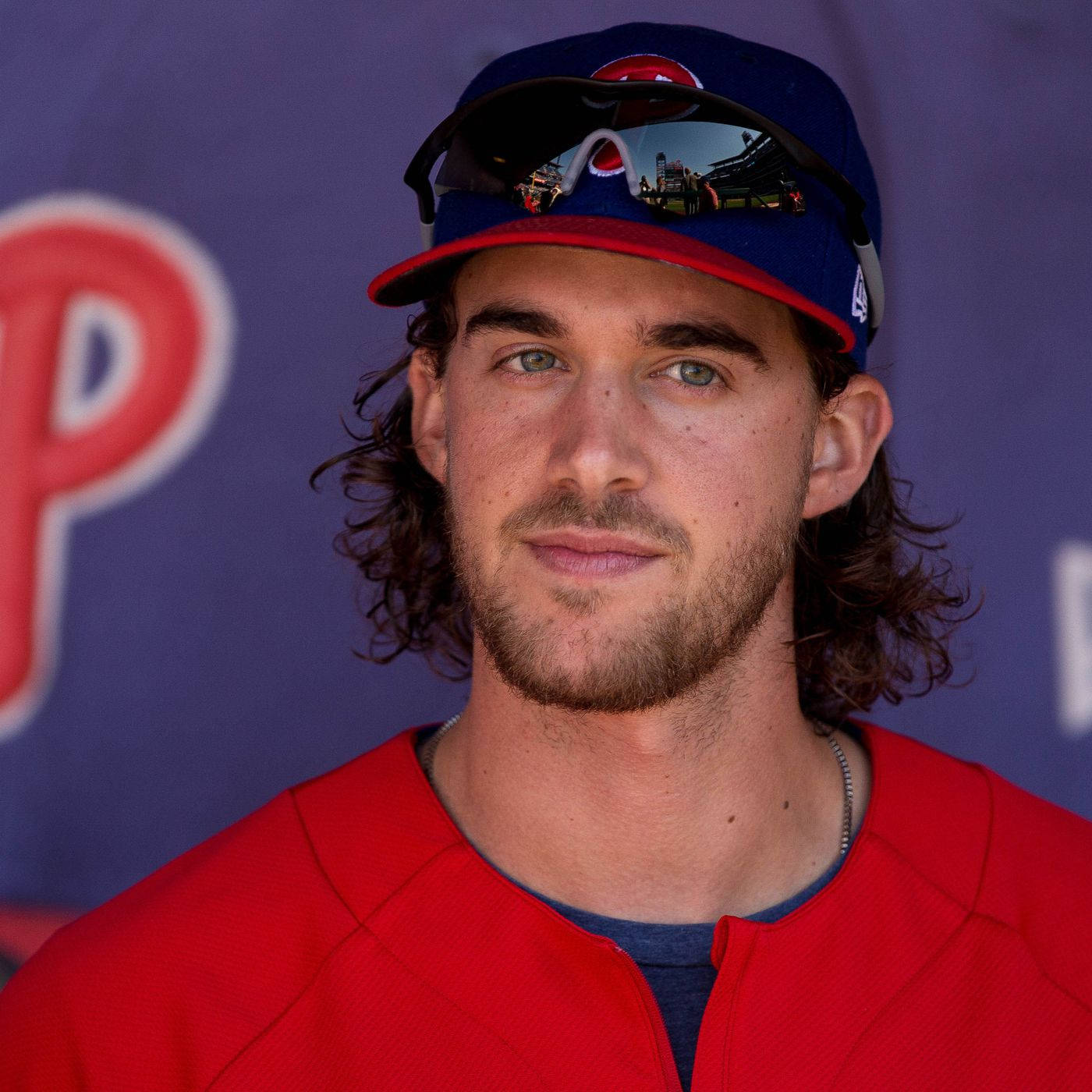 Aaron Nola Casual Portrait Background