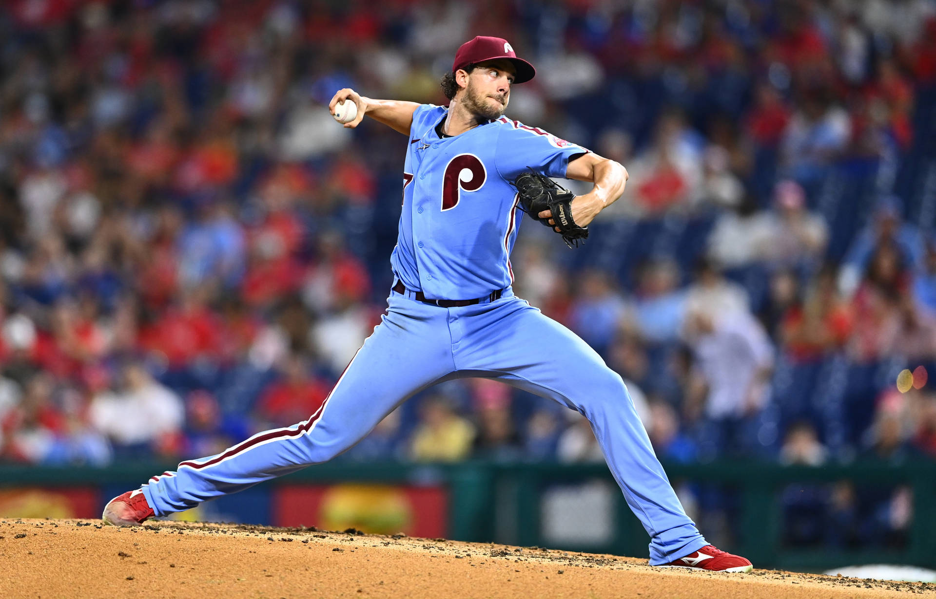 Aaron Nola Pitches Background