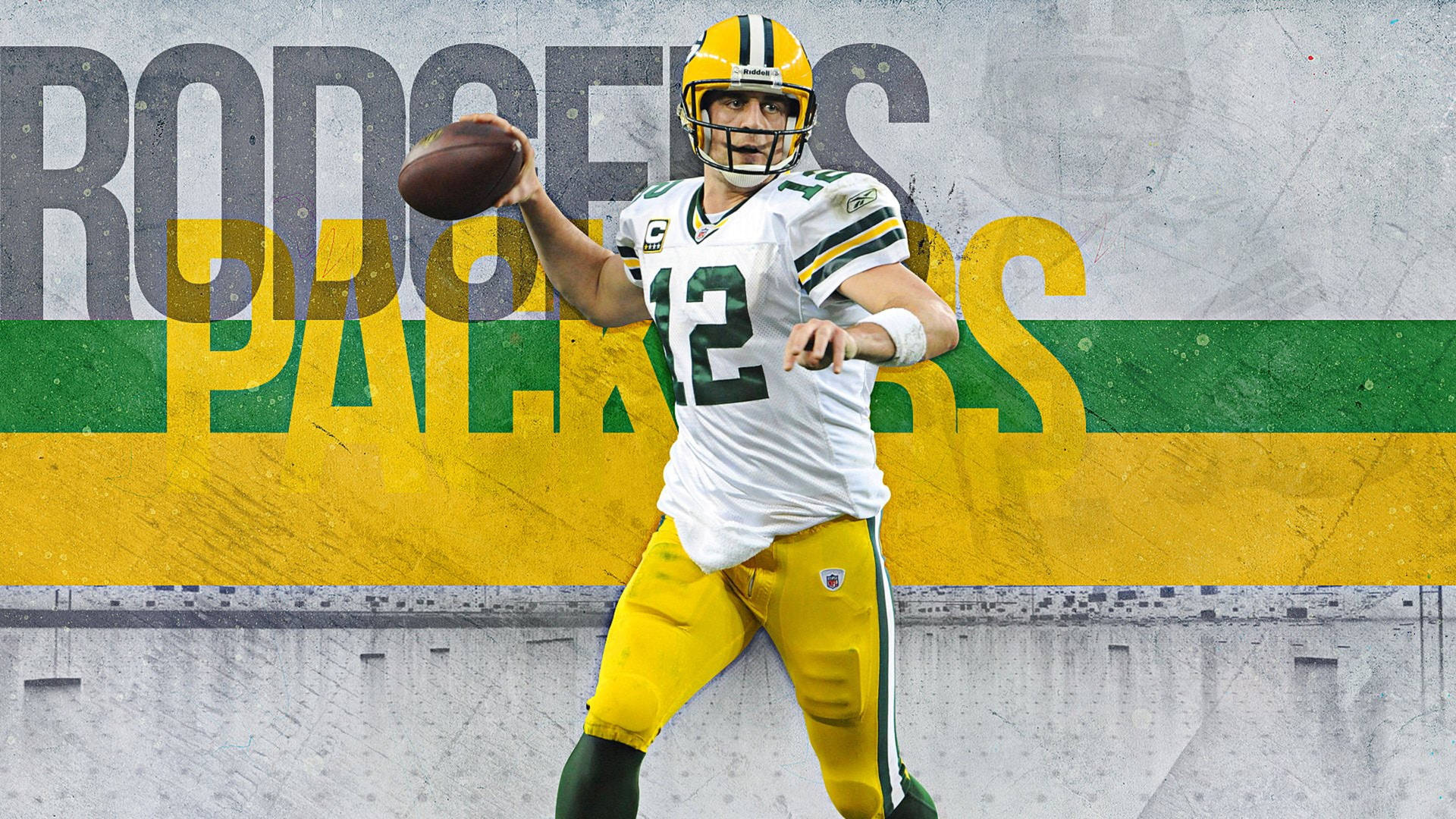Aaron Rodgers Packers Football Art