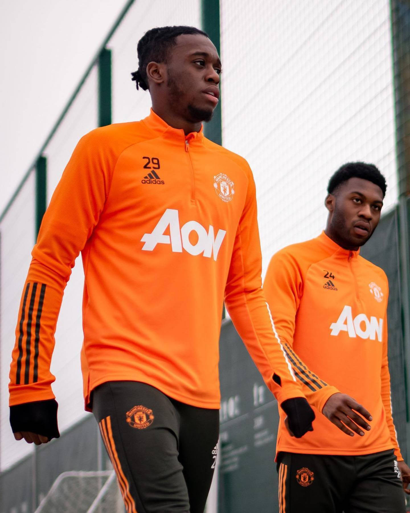 Aaron Wan-bissaka Orange Jersey