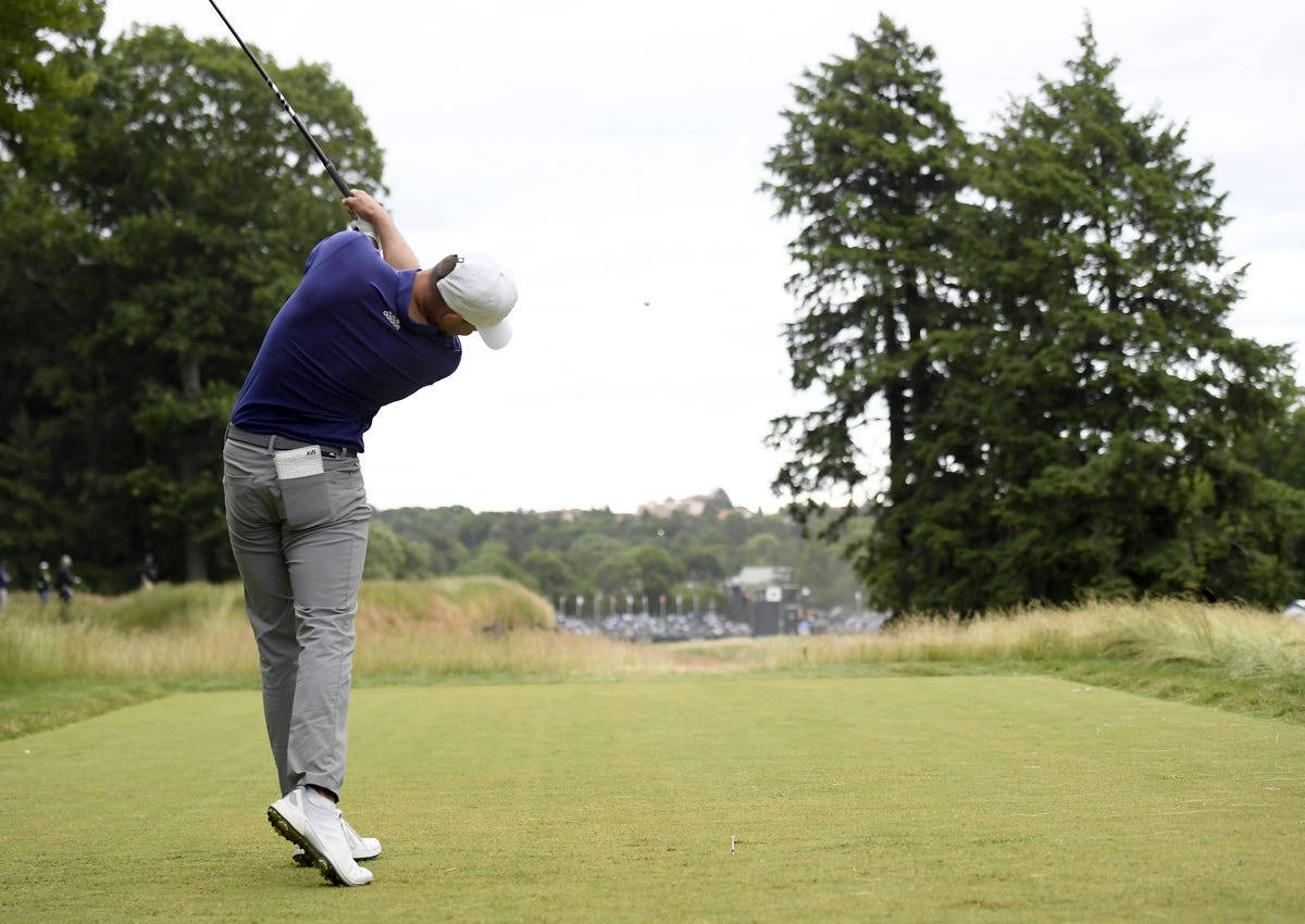 Aaron Wise Playing Golf