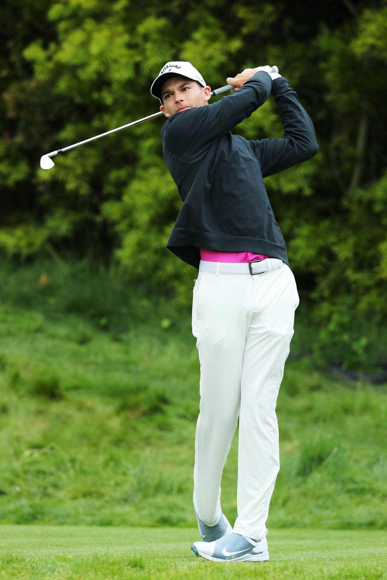 Aaron Wise Swinging A Club