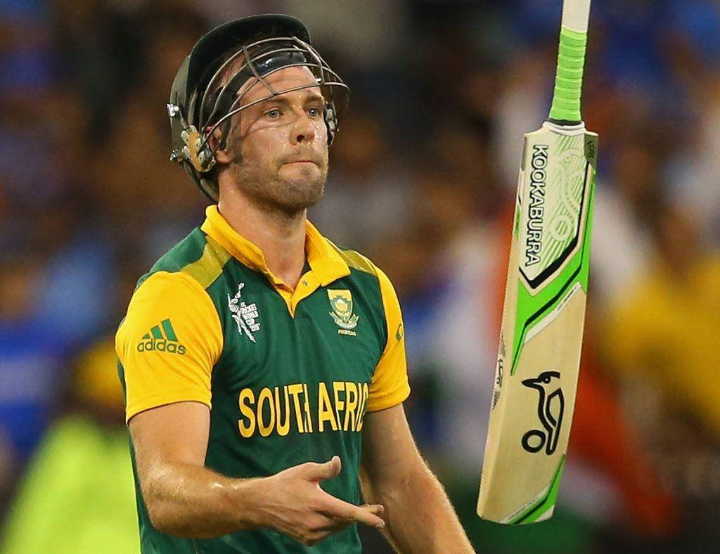 Ab De Villiers Catch Cricket Bat Background