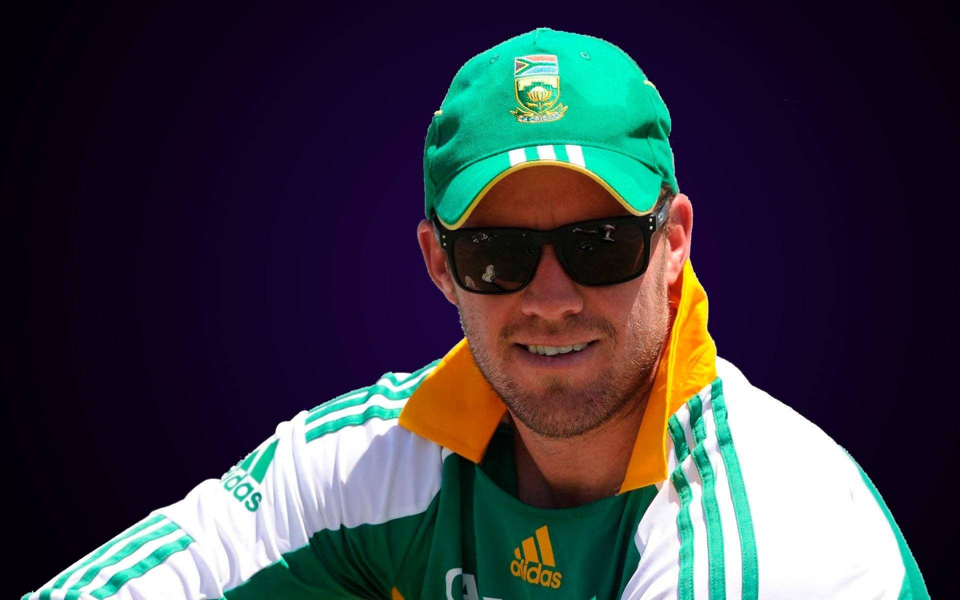 Ab De Villiers Smiling For Camera Background