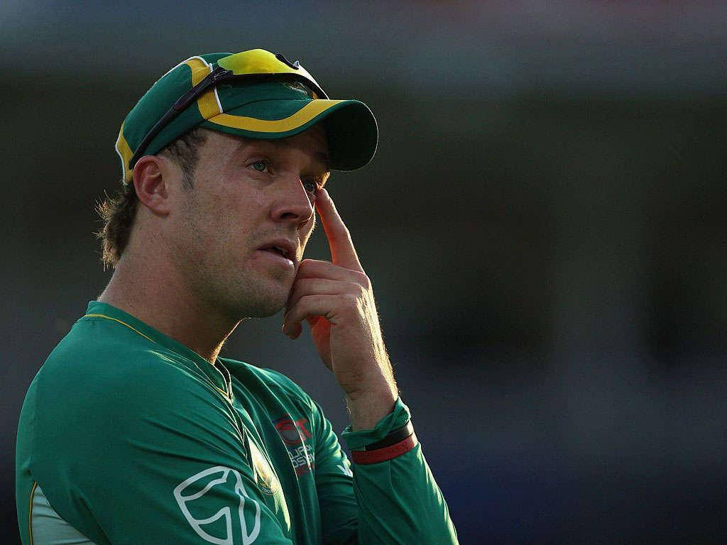 Ab De Villiers Thinking Pose Background