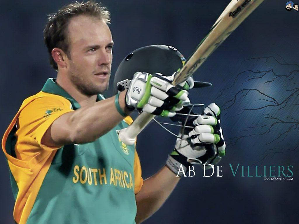 Ab De Villiers - Unleashing The Power Of Cricket Background