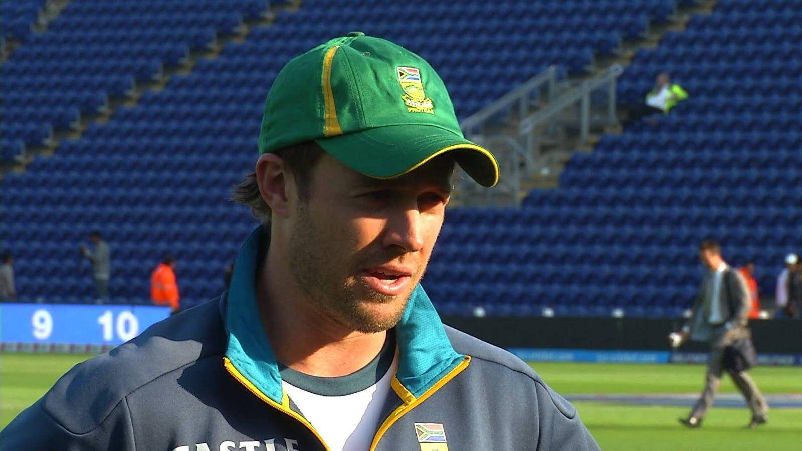 Ab De Villiers Wearing Cap Background