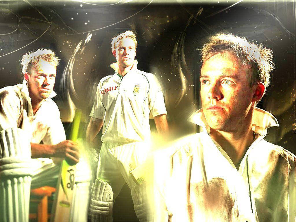Ab De Villiers White Cricket Uniform Background
