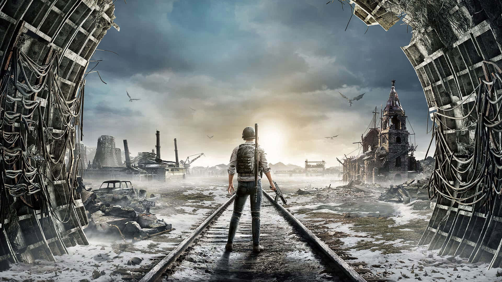 Abandoned Railroad Tracks Pubg 1920x1080 Background