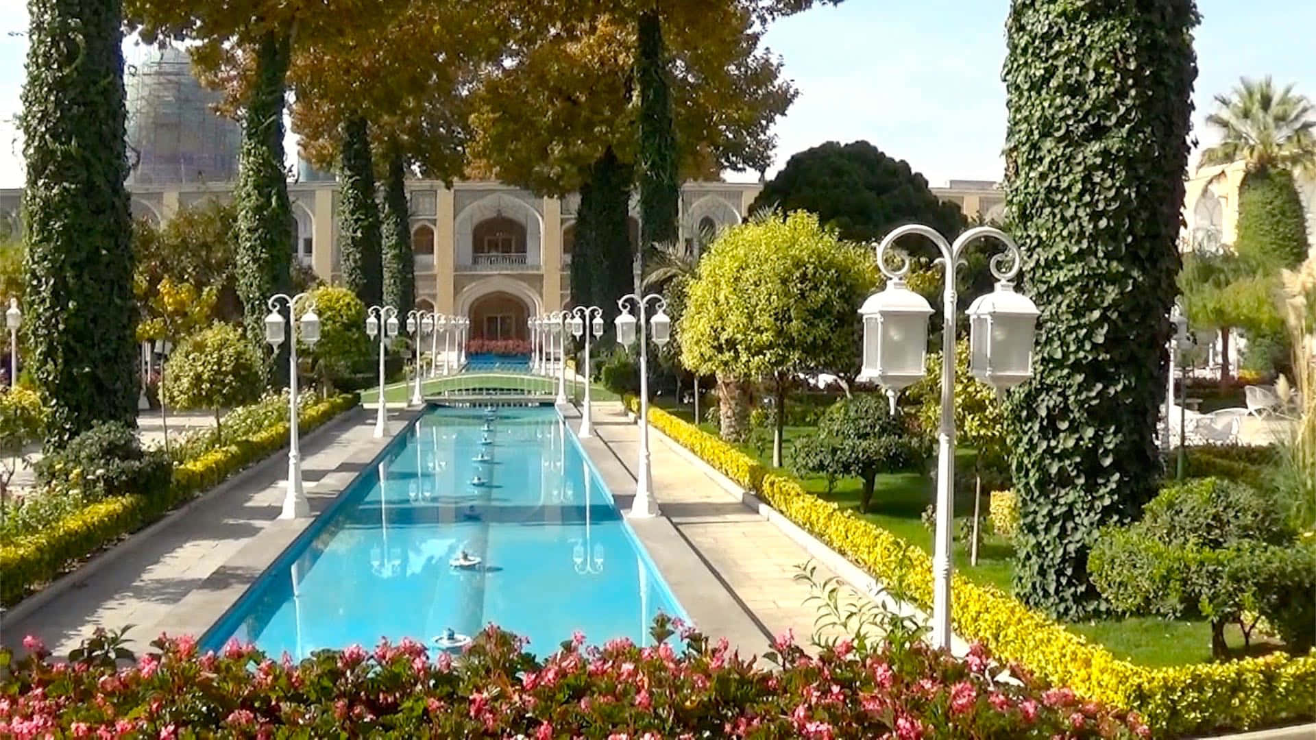 Abbasi Hotel Isfahan Background
