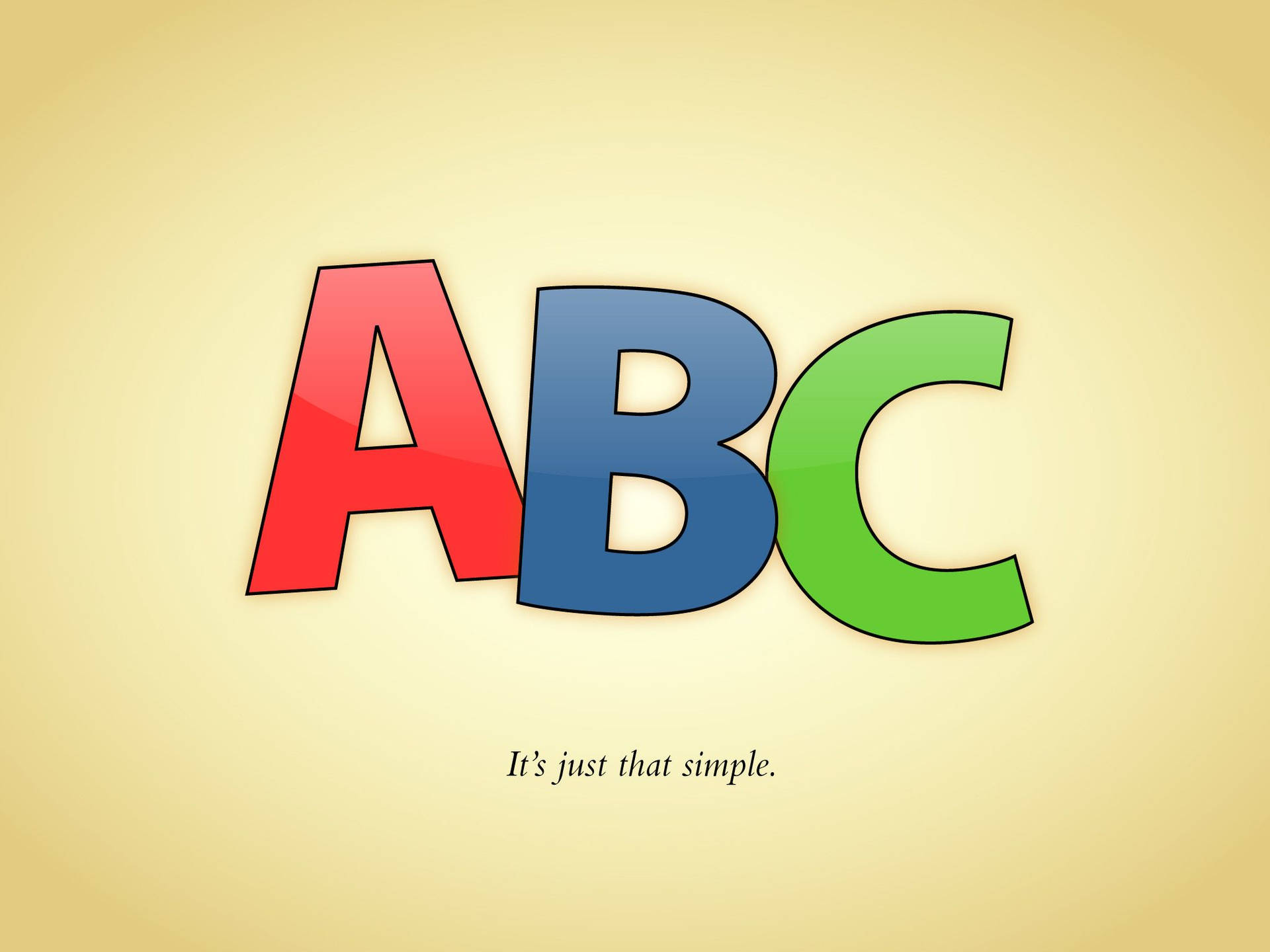 Abc It's Just That Simple