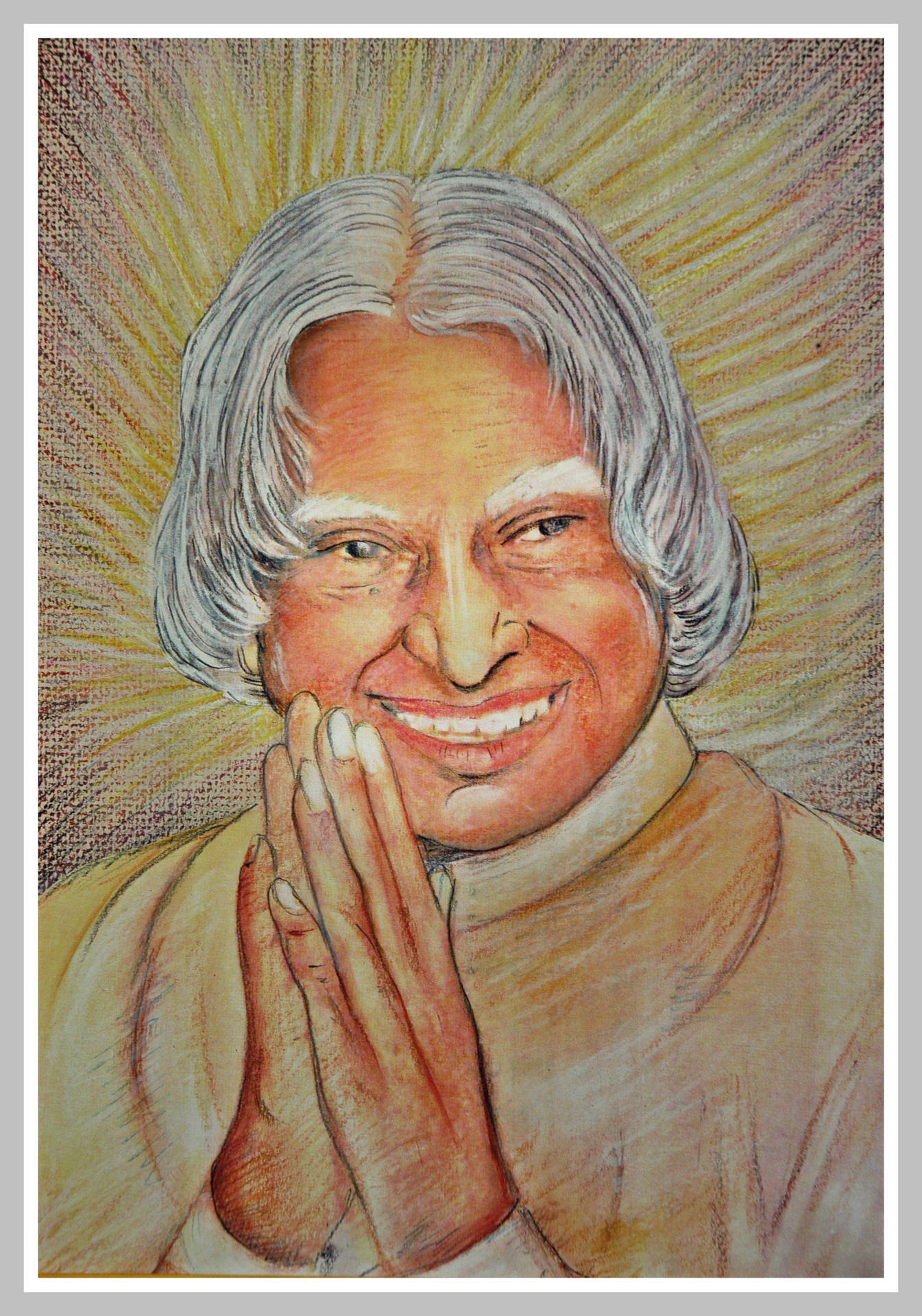 Abdul Kalam Hd Portrait Art
