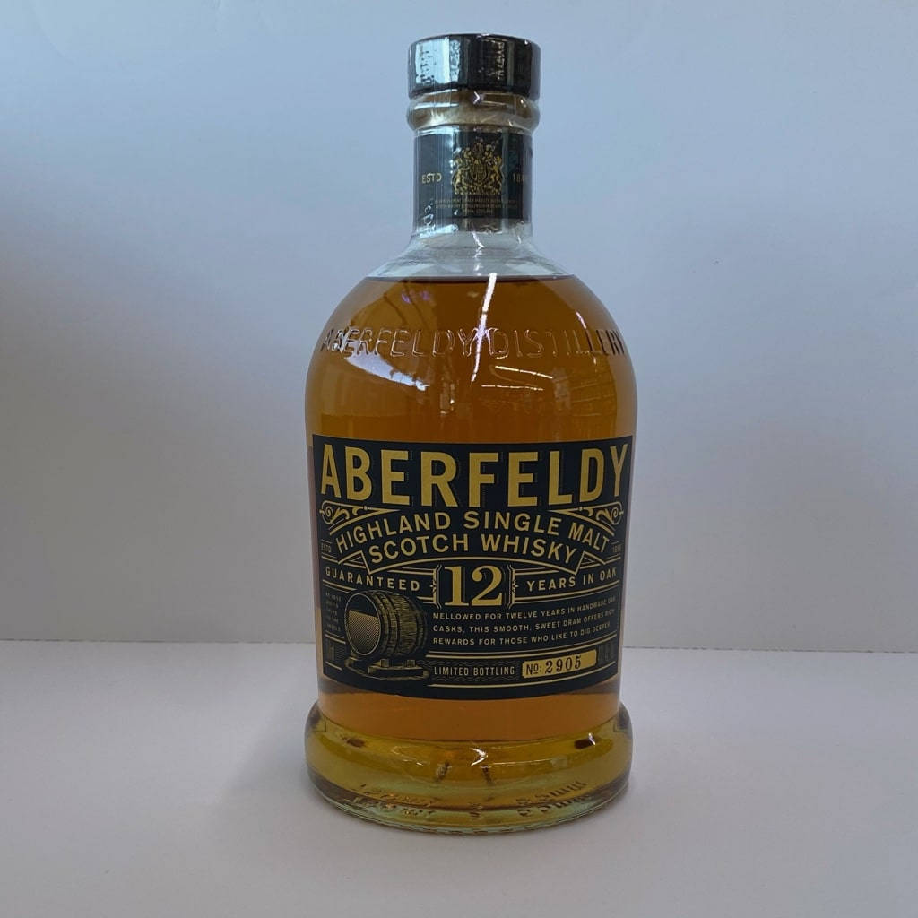 Aberfeldy 12 Years Old Brown Background