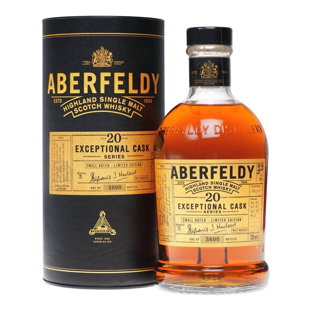 Aberfeldy 20 Year Old Exceptional Background