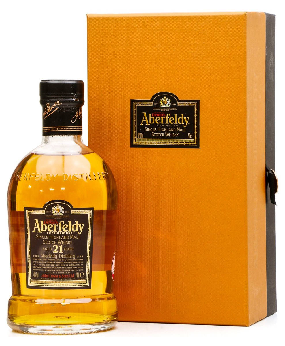 Aberfeldy Aged 21 Years Background