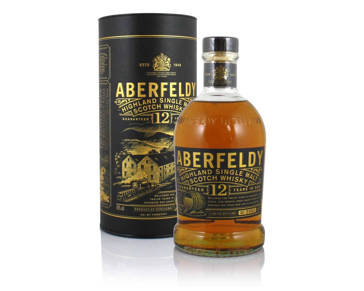 Aberfeldy Brown Whisky Background