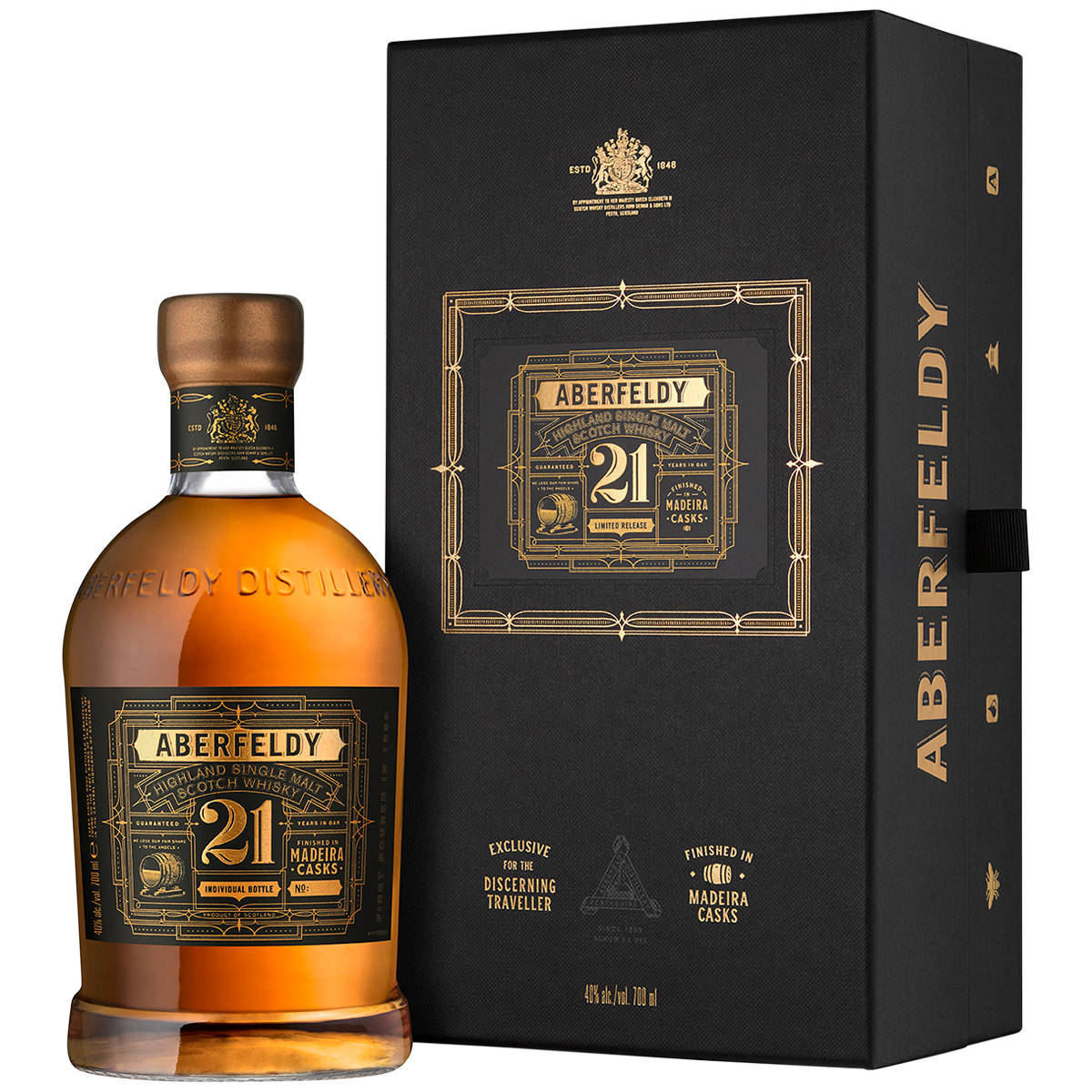 Aberfeldy Scotch Single Malt Box Background