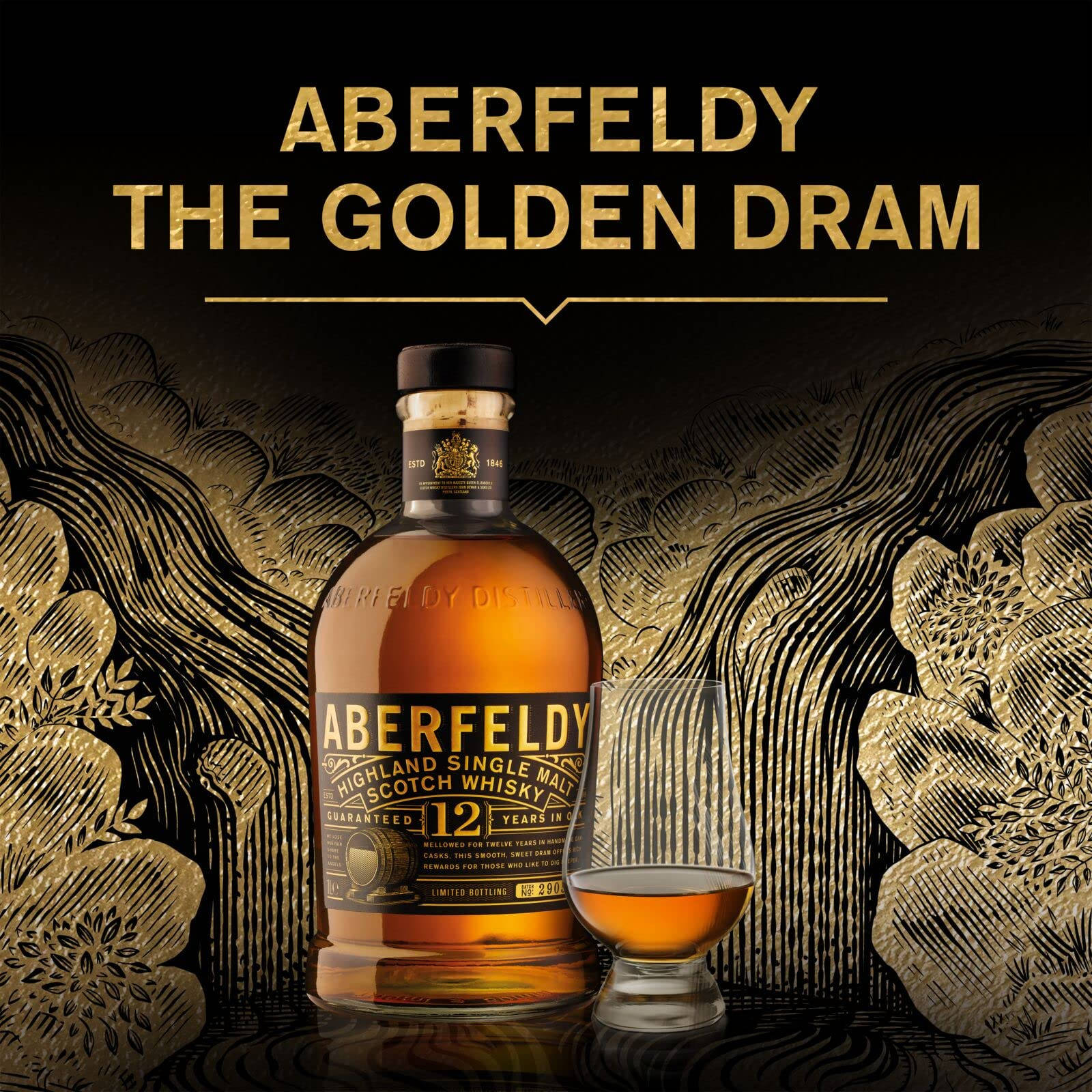 Aberfeldy The Golden Dram Background