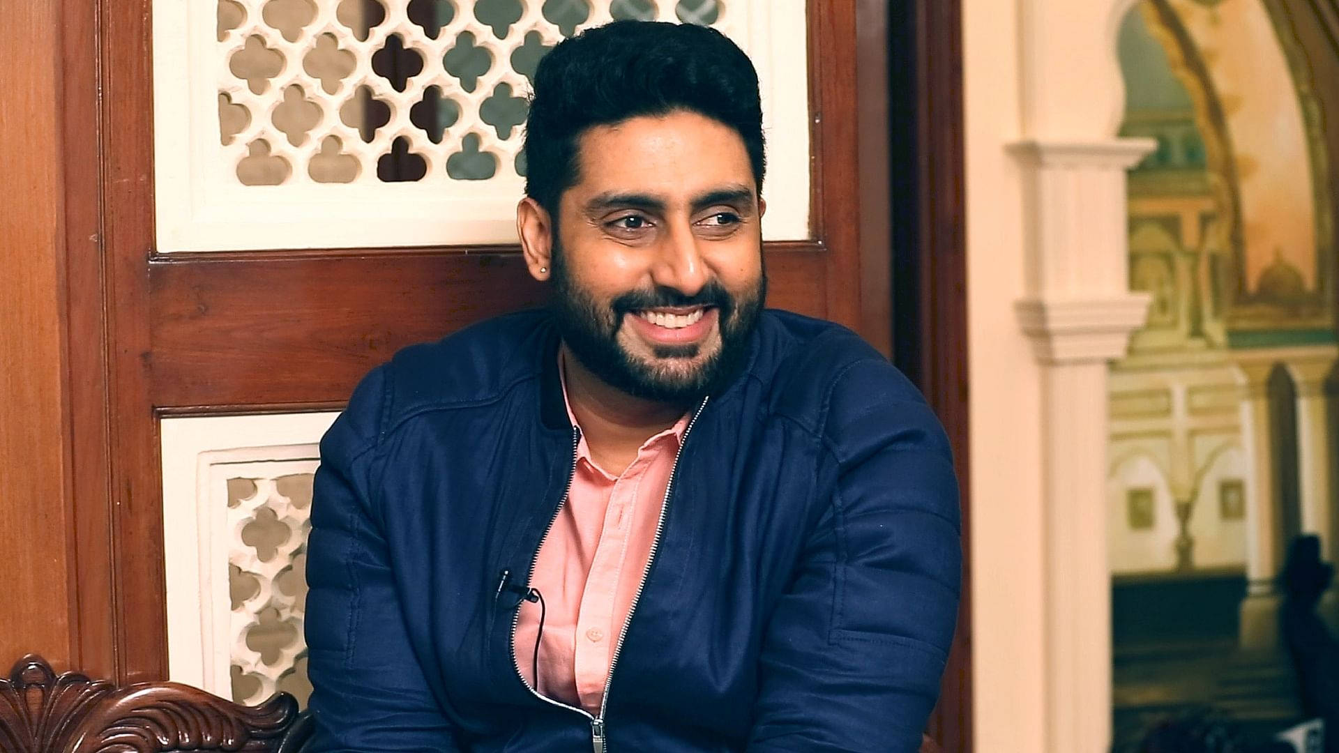 Abhishek Bachchan Smiling