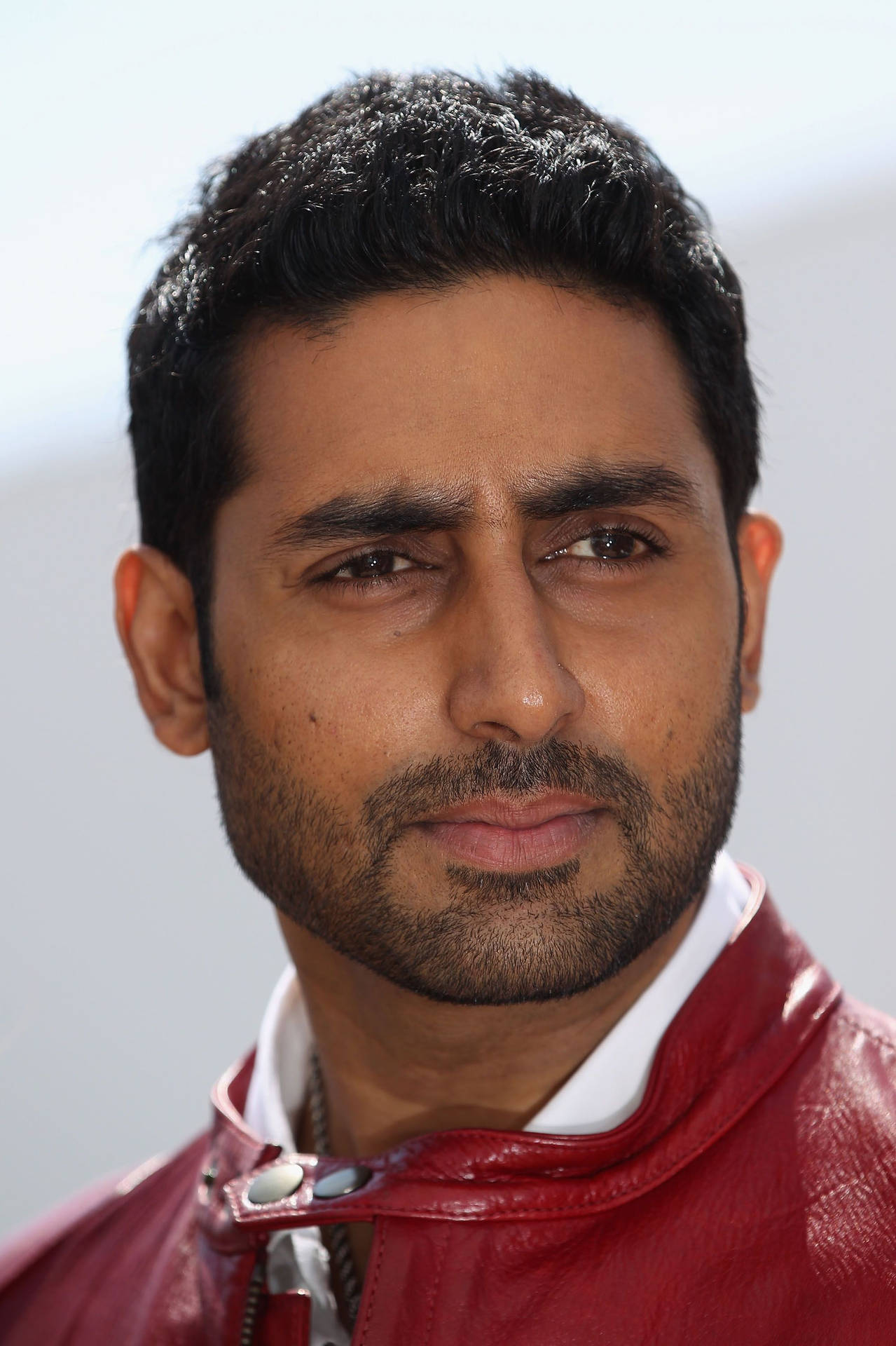 Abhishek Bachchan Wearing Red Jacket Background