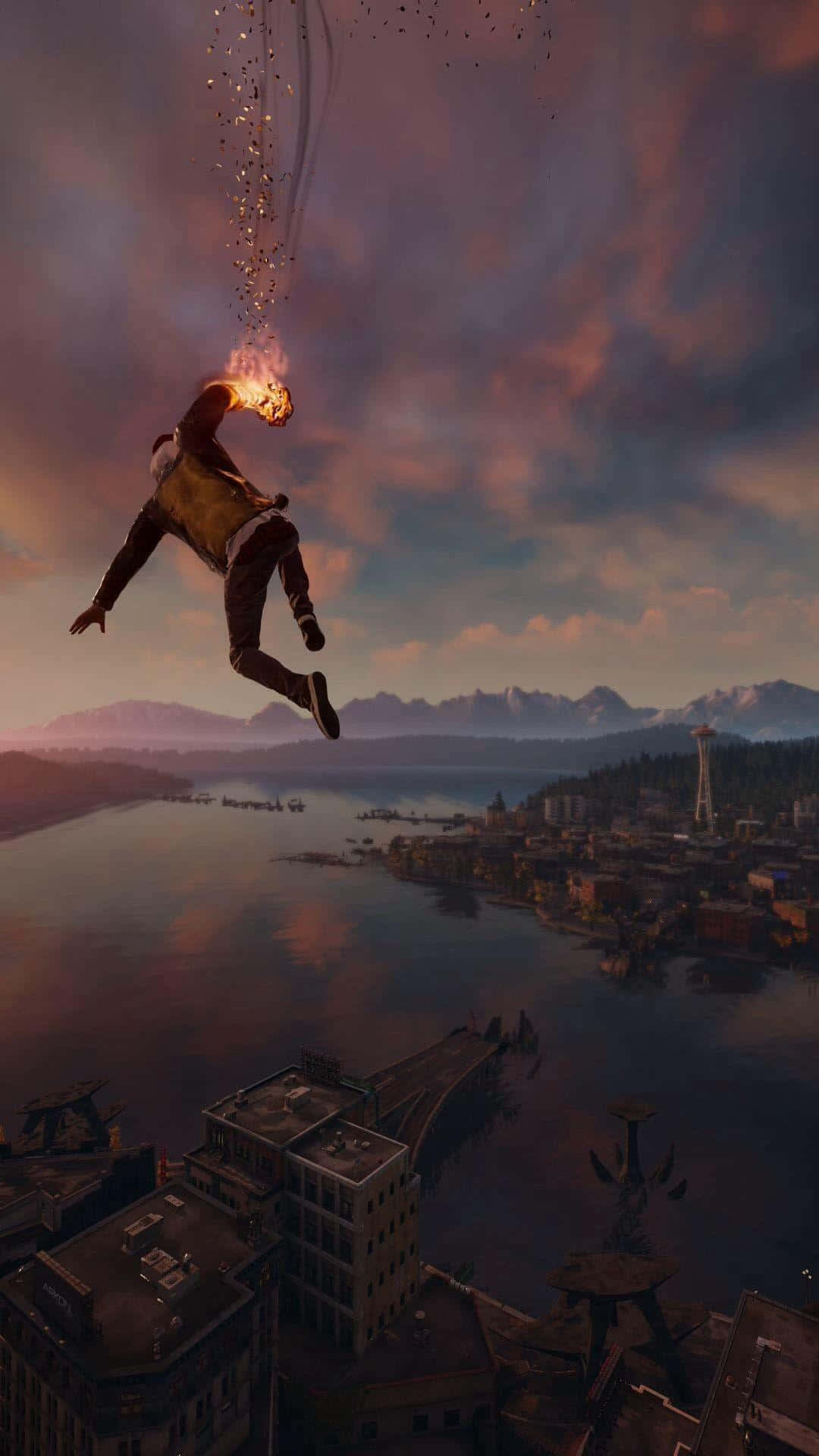 Able Flying Character Background