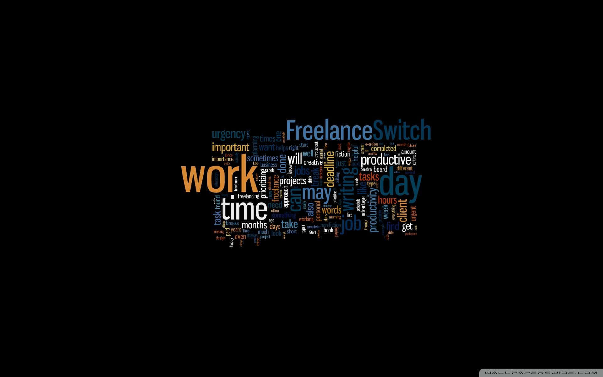 Able Word Collage Background