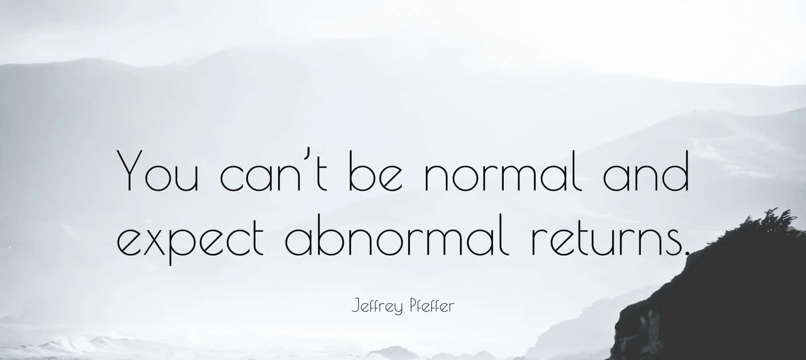 Abnormal Returns Quote