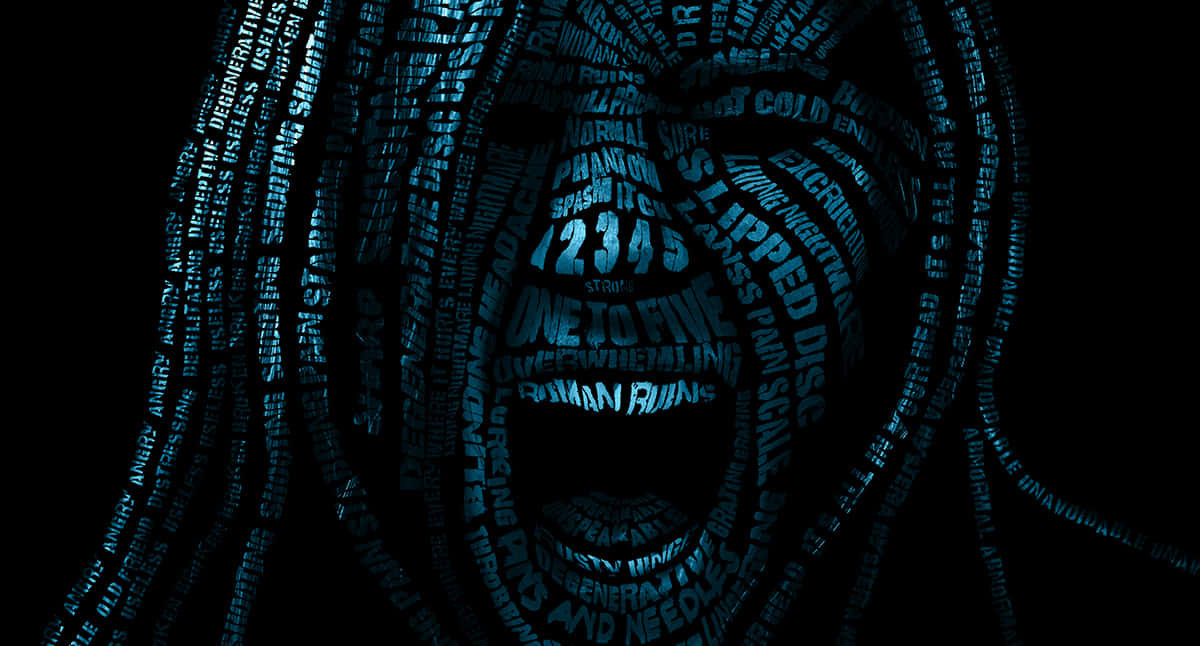 Abnormal Woman With Words