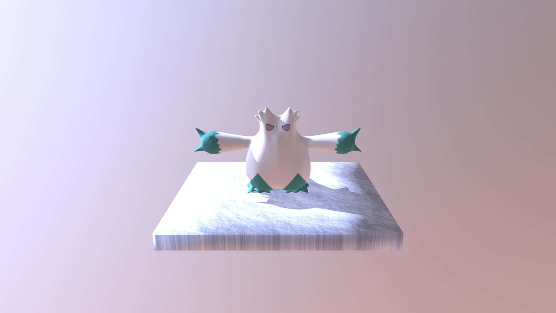 Abomasnow On Slab Of Ice