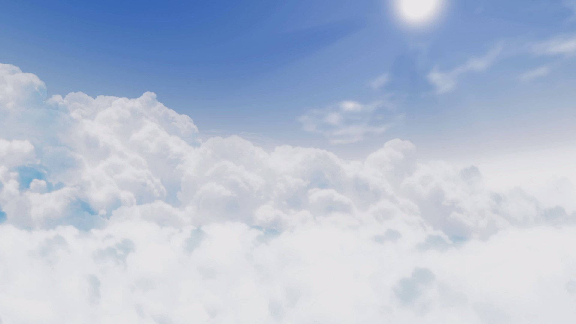 Above Funeral Clouds Background