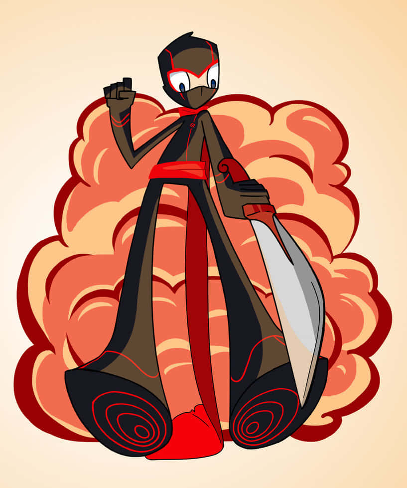 Above Looking Shot Of Randy Cunningham 9th Grade Ninja Background