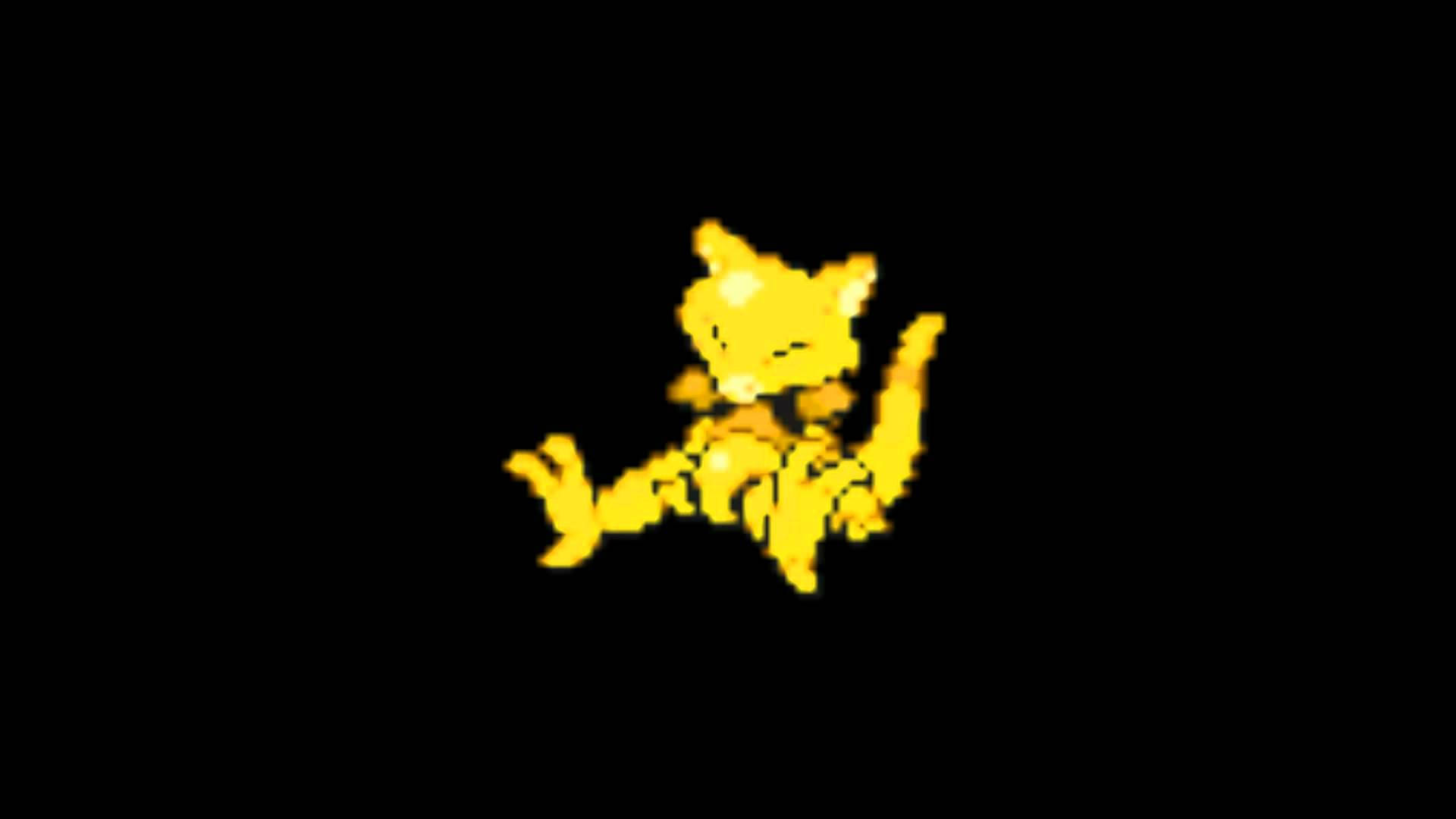 Abra Pixel Art Background