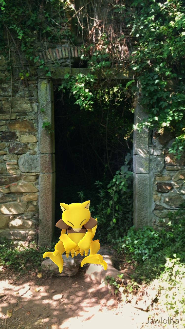 Abra Pokémon Go Phone Background