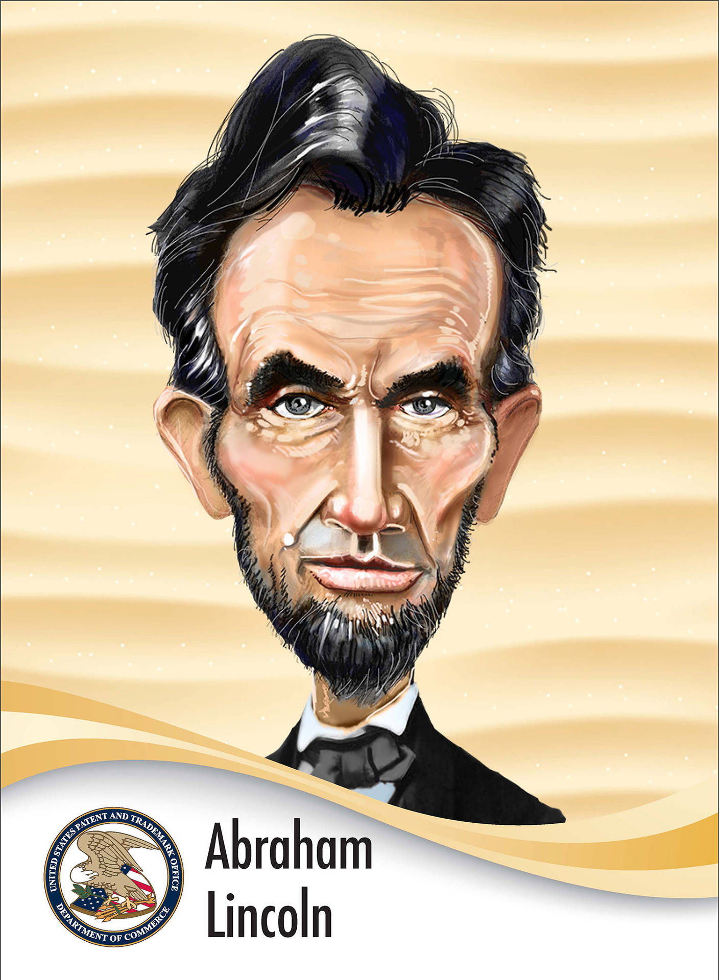 Abraham Lincoln Caricature Background