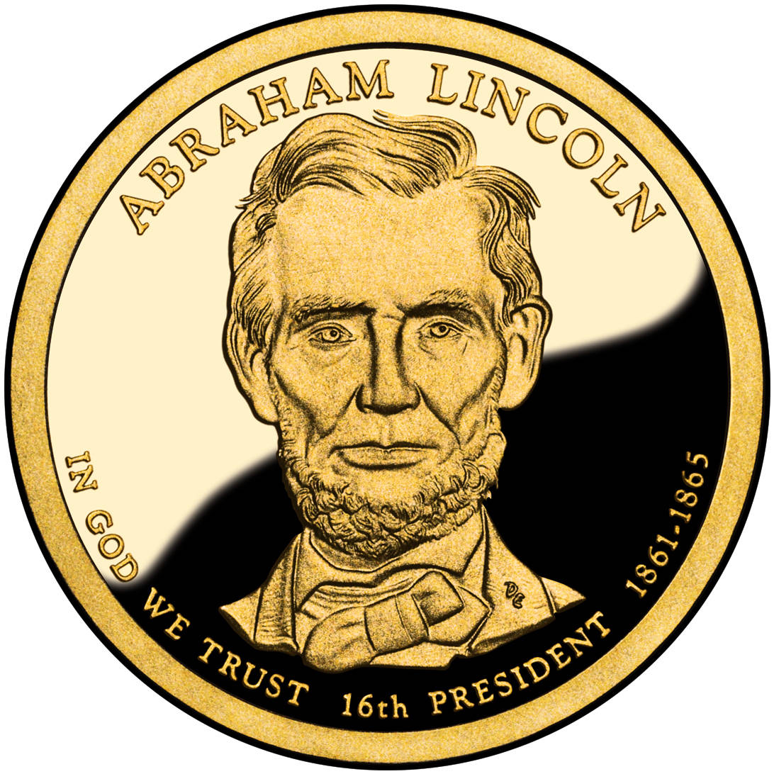 Abraham Lincoln Collectors Coin Background