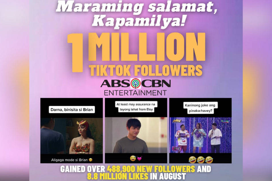 Abs-cbn Entertainment Inhabits Tiktok World