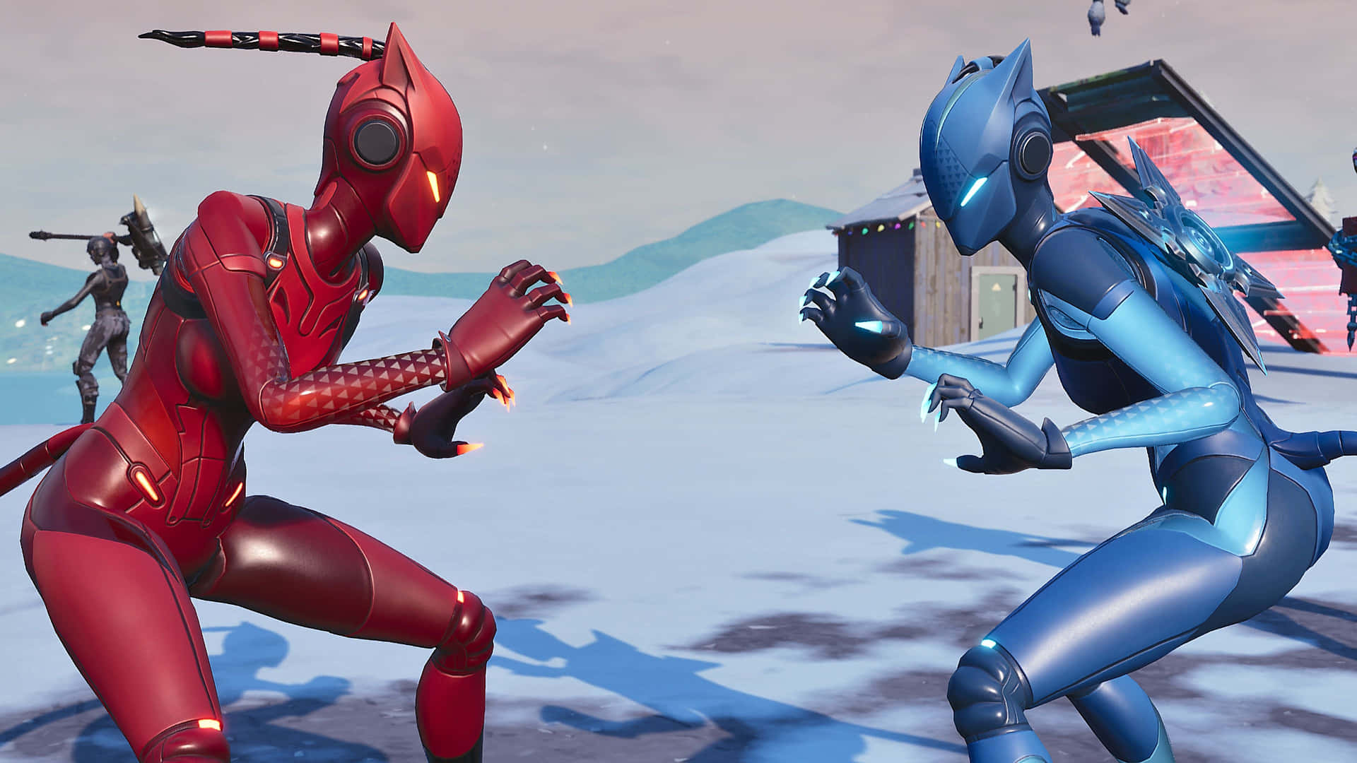 Absolute Victory With Lynx In Fortnite Background