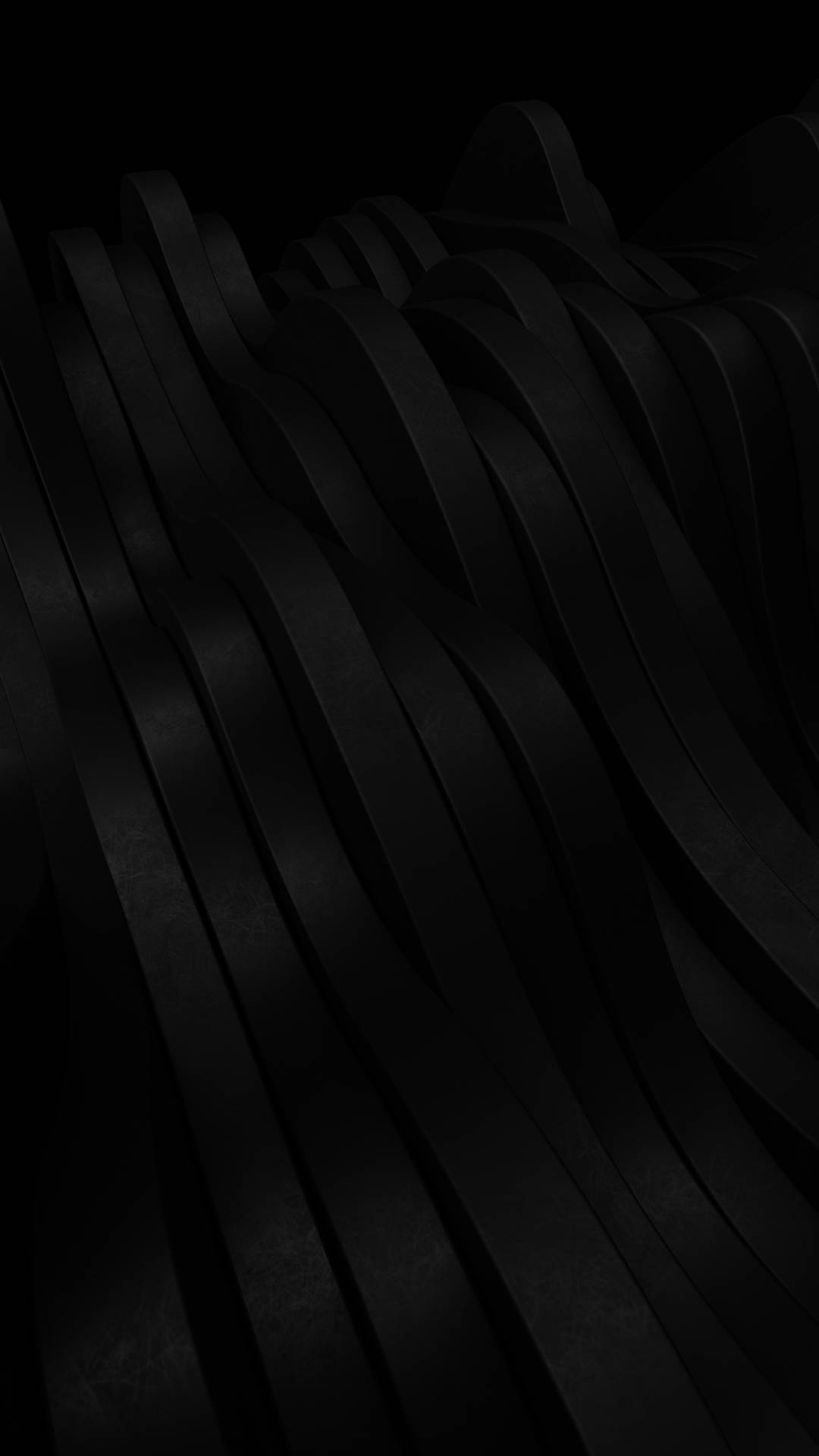 Abstract 3d Minimalist Black Phone Background