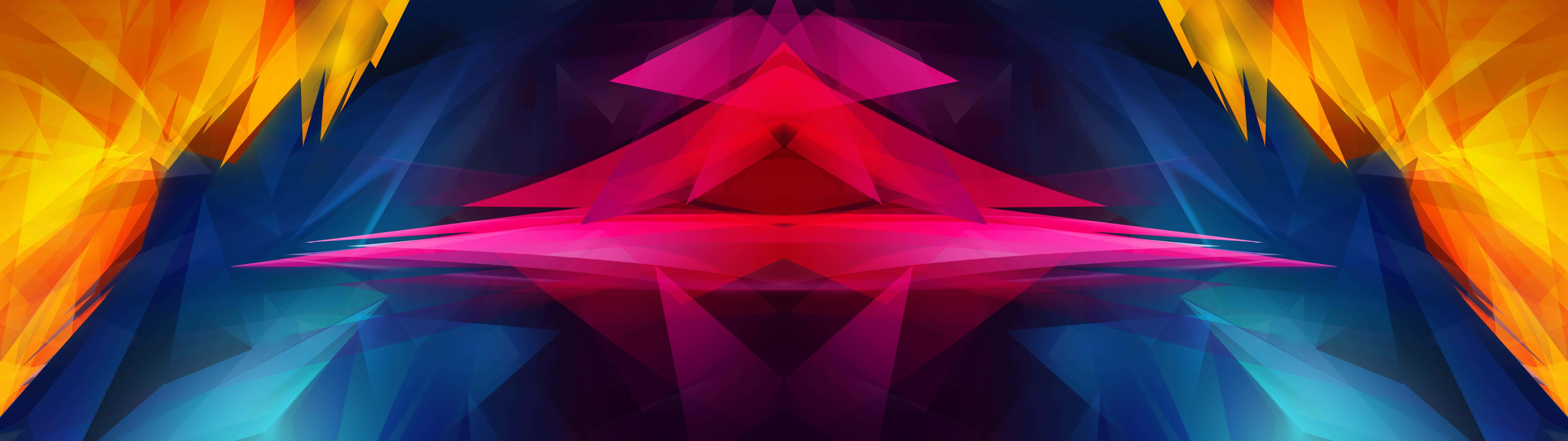 Abstract 5120x1440 Dual Screen Background