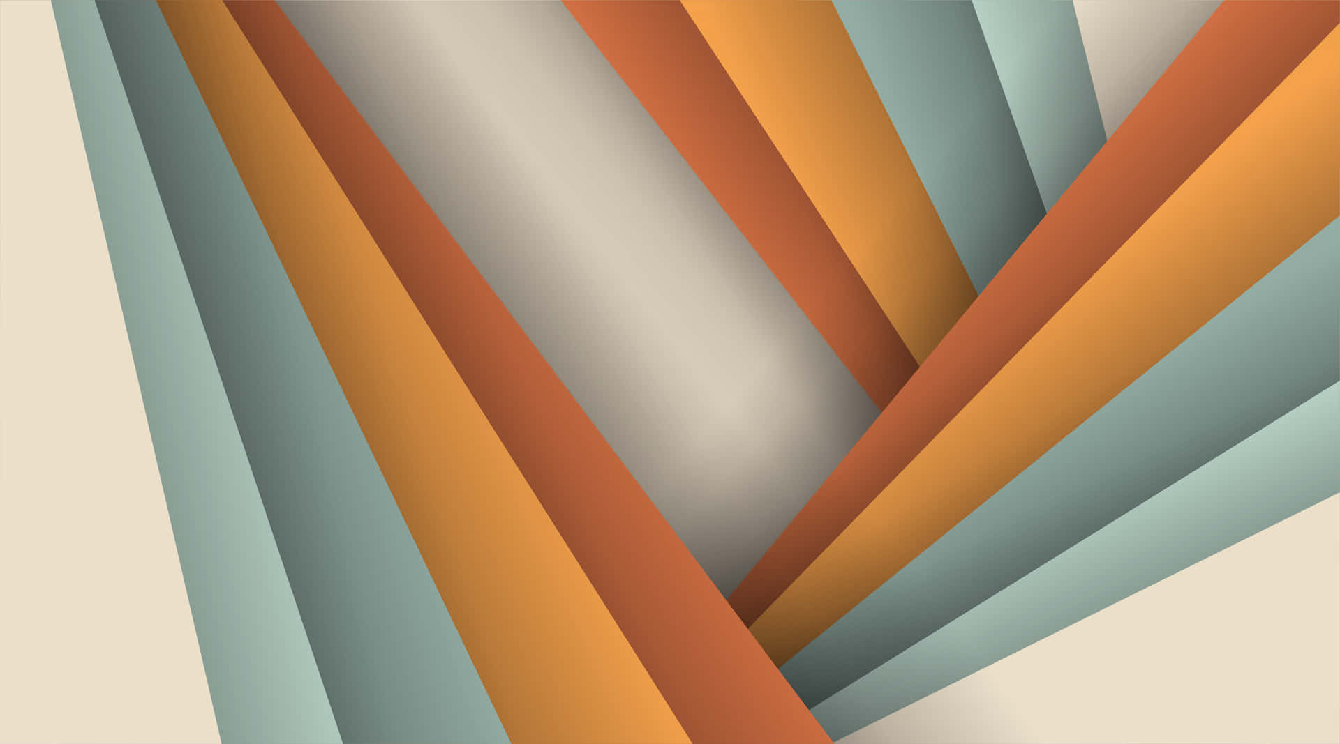 Abstract Abstract Background With Orange, Blue, And Green Lines Background