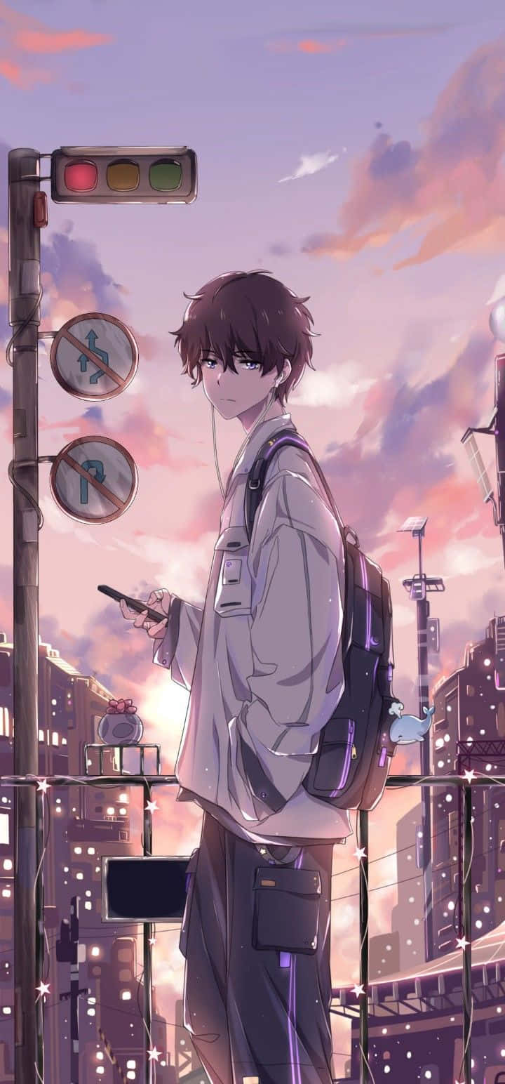 Abstract Aesthetic Cool Boy Android Anime