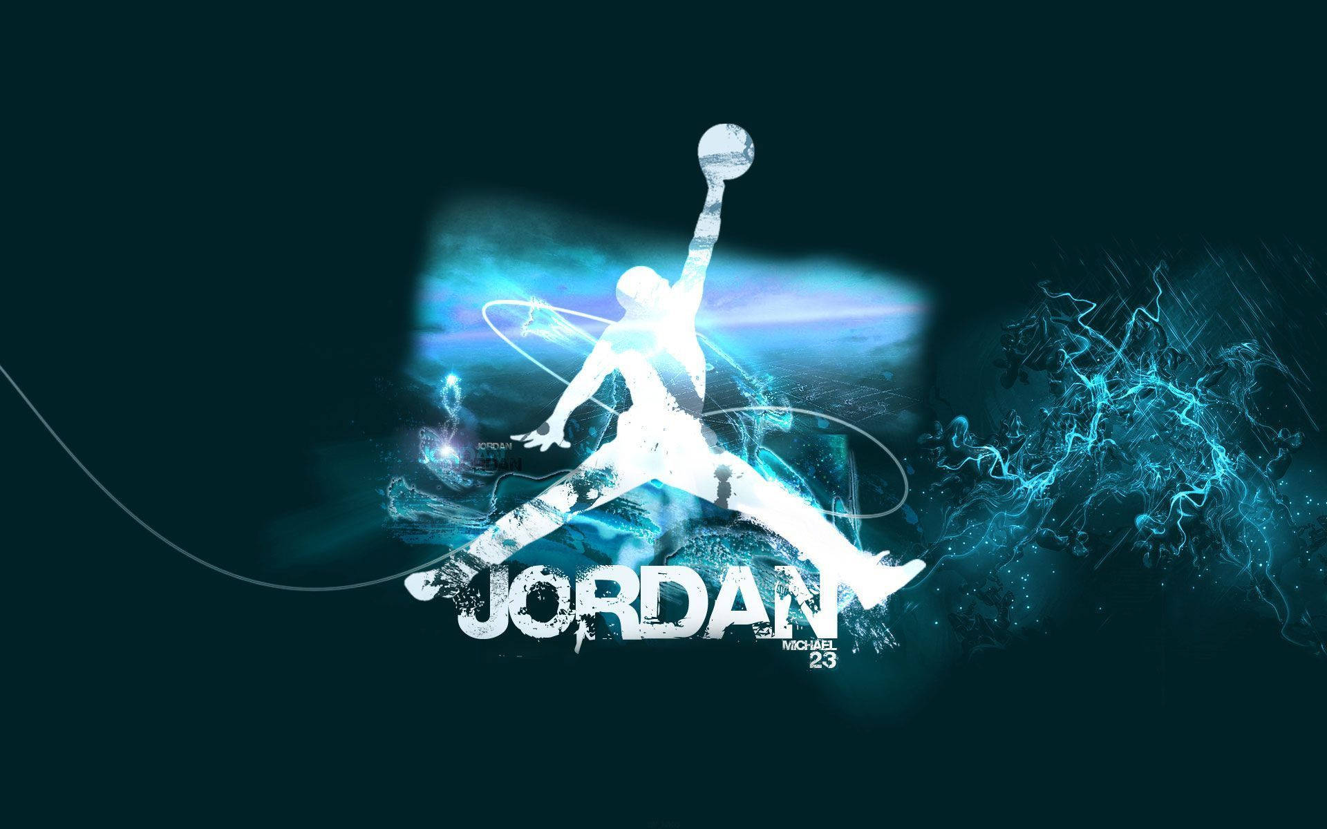 Abstract Air Jordan Logo Background